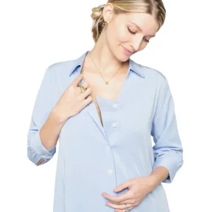 Store No-gap Maternity & Nursing Button Down - CaringForTots - Professional Baby and Children's Products | Caring for Growth, Caring for Every Moment