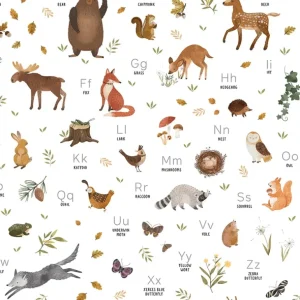 Sale Norwood - Sample Wallpaper, Abc Forest - CaringForTots - Professional Baby and Children's Products | Caring for Growth, Caring for Every Moment