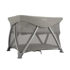 New Nuna SENA Aire Travel Cot - Frost - CaringForTots - Professional Baby and Children's Products | Caring for Growth, Caring for Every Moment