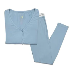 Best Sale Oasis Teal Bamboo Women's Pajama Set - CaringForTots - Professional Baby and Children's Products | Caring for Growth, Caring for Every Moment
