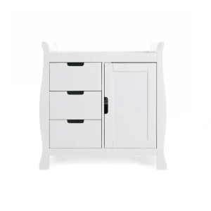 Cheap Obaby Stamford Closed Changing Unit - White - CaringForTots - Professional Baby and Children's Products | Caring for Growth, Caring for Every Moment