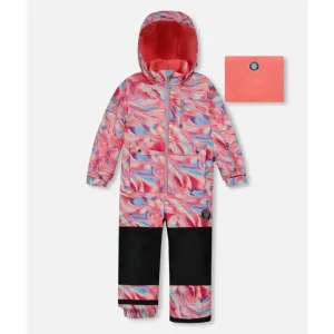 Discount One Piece Snowsuit Printed Marble by Deux par Deux - CaringForTots - Professional Baby and Children's Products | Caring for Growth, Caring for Every Moment