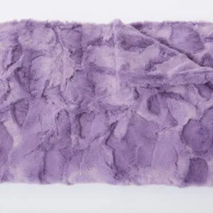 Store Orchid Lux Rabbit Faux Fur Crib Blanket - CaringForTots - Professional Baby and Children's Products | Caring for Growth, Caring for Every Moment