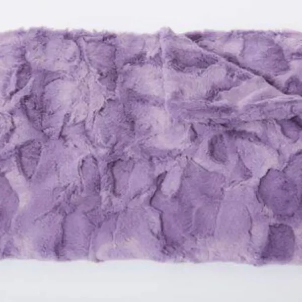 Store Orchid Lux Rabbit Faux Fur Crib Blanket - CaringForTots - Professional Baby and Children's Products | Caring for Growth, Caring for Every Moment