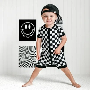 Best Oreo Checkers Dream Shortie - CaringForTots - Professional Baby and Children's Products | Caring for Growth, Caring for Every Moment