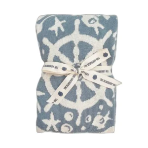 Shop Organic Cotton Blanket Nautical - CaringForTots - Professional Baby and Children's Products | Caring for Growth, Caring for Every Moment