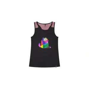 Cheap Organic Cotton Tank Top With Mesh Back Black - CaringForTots - Professional Baby and Children's Products | Caring for Growth, Caring for Every Moment