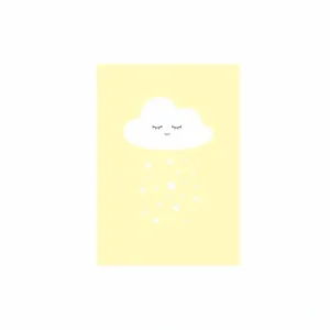 Cheap Outlet - Snuz Cloud Nursery Print - Yellow - CaringForTots - Professional Baby and Children's Products | Caring for Growth, Caring for Every Moment