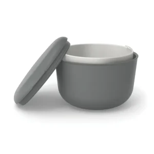 Shop All | 40 Oz Lunch Set With Heat-safe Inserts - Smoke - CaringForTots - Professional Baby and Children's Products | Caring for Growth, Caring for Every Moment