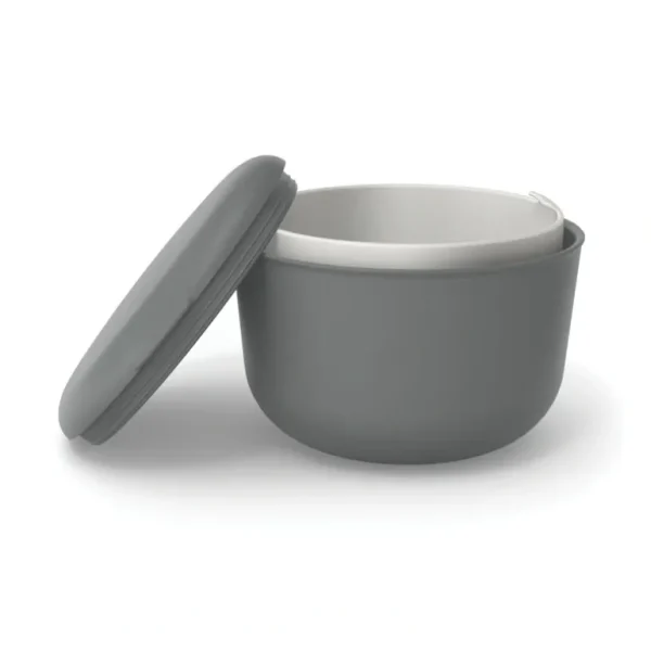 Shop All | 40 Oz Lunch Set With Heat-safe Inserts - Smoke - CaringForTots - Professional Baby and Children's Products | Caring for Growth, Caring for Every Moment