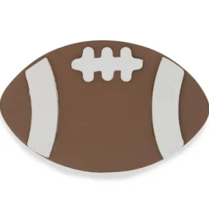 Best Painted Finished Wooden Football Shape Craft Cutout 4 Inches - CaringForTots - Professional Baby and Children's Products | Caring for Growth, Caring for Every Moment
