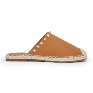 Flash Sale Paloma Stud Mule In Cognac - CaringForTots - Professional Baby and Children's Products | Caring for Growth, Caring for Every Moment