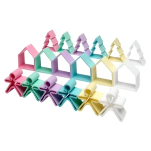 Hot Pastel Kids, Houses & Trees 6 Pack - CaringForTots - Professional Baby and Children's Products | Caring for Growth, Caring for Every Moment
