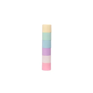 Shop All | 6 Pastel Stacking Cups - CaringForTots - Professional Baby and Children's Products | Caring for Growth, Caring for Every Moment