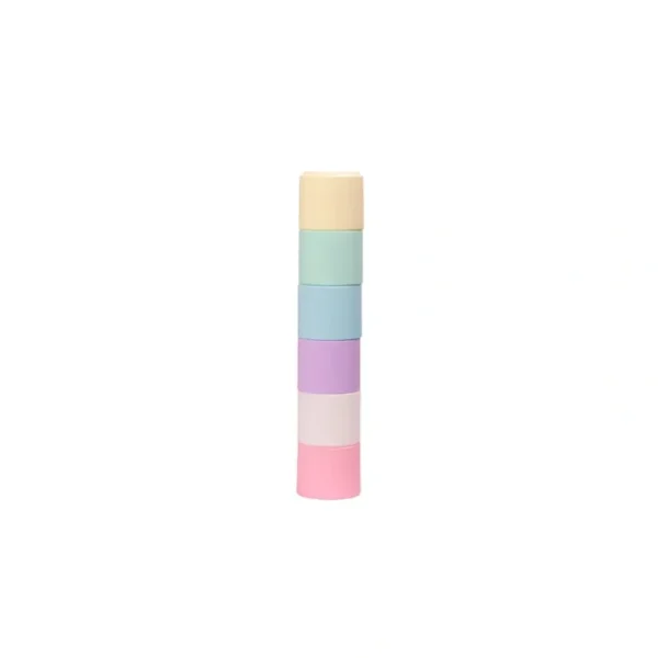 Shop All | 6 Pastel Stacking Cups - CaringForTots - Professional Baby and Children's Products | Caring for Growth, Caring for Every Moment