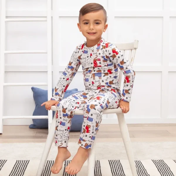 Discount Pawsome Pals Bamboo Kids Pajama Set - CaringForTots - Professional Baby and Children's Products | Caring for Growth, Caring for Every Moment