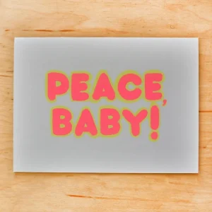 Best Peace Baby Greeting Card - CaringForTots - Professional Baby and Children's Products | Caring for Growth, Caring for Every Moment