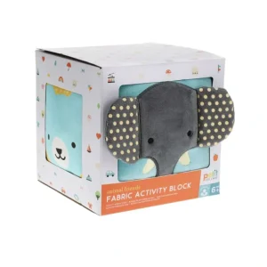 Clothing | Petit Collage Animal Friends Fabric Activity Block - CaringForTots - Professional Baby and Children's Products | Caring for Growth, Caring for Every Moment