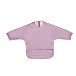 Pippeta Waterproof Cape Sleeved Bib - Lilac - CaringForTots - Professional Baby and Children's Products | Caring for Growth, Caring for Every Moment* Bibs