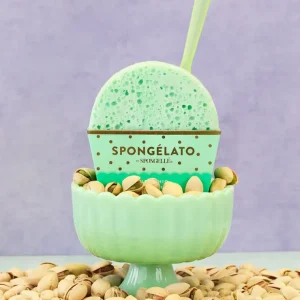 Pistachio | Spongelato Buffer - CaringForTots - Professional Baby and Children's Products | Caring for Growth, Caring for Every Moment* Body Wash Infused Buffer