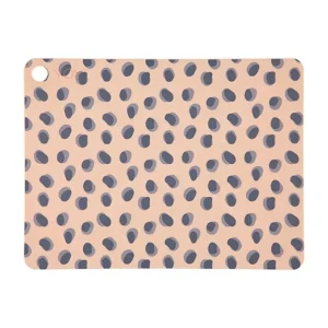 Placemat Leopard Dots - 2 Pcs/pack - Camel - CaringForTots - Professional Baby and Children's Products | Caring for Growth, Caring for Every Moment* Placemats