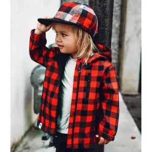 Clothing | Plaid Flannel Suede Trucker Hat - CaringForTots - Professional Baby and Children's Products | Caring for Growth, Caring for Every Moment