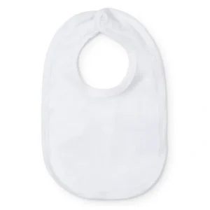 Plain Edge Bib - White - CaringForTots - Professional Baby and Children's Products | Caring for Growth, Caring for Every Moment* Bibs