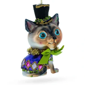 Playful "cat In The Hat" - Blown Glass Christmas Ornament - CaringForTots - Professional Baby and Children's Products | Caring for Growth, Caring for Every Moment* Christmas Tree Ornaments