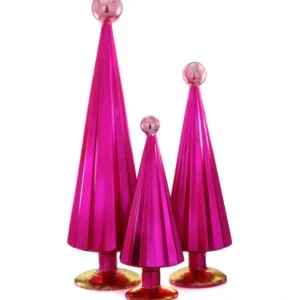 Pleated Tree, Fuchsia Pink Set Of 3 - CaringForTots - Professional Baby and Children's Products | Caring for Growth, Caring for Every Moment* All Products