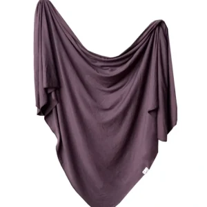 Plum Knit Swaddle Blanket - CaringForTots - Professional Baby and Children's Products | Caring for Growth, Caring for Every Moment* Blankets