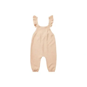 Clothing | Pointelle Knit Overalls - Shell - CaringForTots - Professional Baby and Children's Products | Caring for Growth, Caring for Every Moment