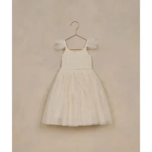 Poppy Dress - Ivory - CaringForTots - Professional Baby and Children's Products | Caring for Growth, Caring for Every Moment* Clothing