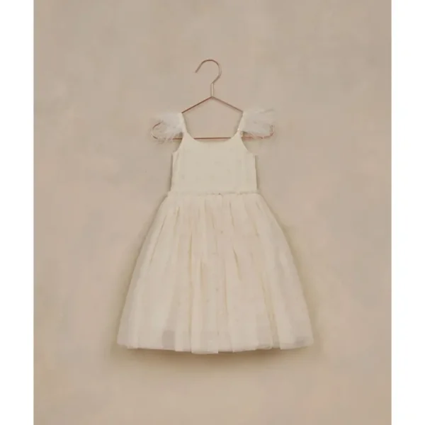 Poppy Dress - Ivory - CaringForTots - Professional Baby and Children's Products | Caring for Growth, Caring for Every Moment* Clothing