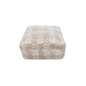 Pouf Vichy Rose - Kitchen - CaringForTots - Professional Baby and Children's Products | Caring for Growth, Caring for Every Moment* Pouffes