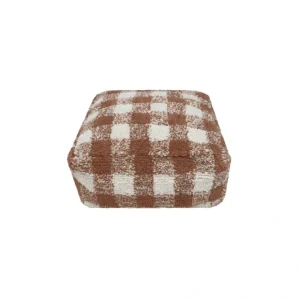Pouf Vichy Toffee - Kitchen - CaringForTots - Professional Baby and Children's Products | Caring for Growth, Caring for Every Moment* Pouffes