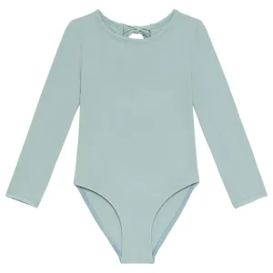 Powder Blue Mini Long Sleeve One-piece - CaringForTots - Professional Baby and Children's Products | Caring for Growth, Caring for Every Moment* One-Pieces