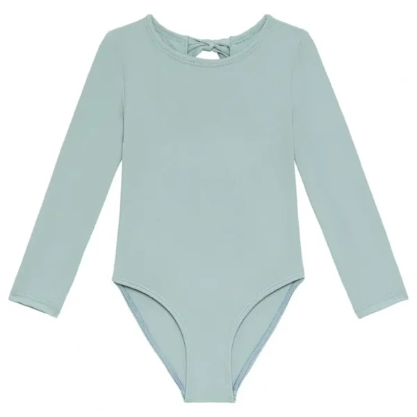 Powder Blue Mini Long Sleeve One-piece - CaringForTots - Professional Baby and Children's Products | Caring for Growth, Caring for Every Moment* One-Pieces