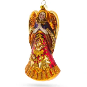 Praying Angel Blown Glass Christmas Ornament - CaringForTots - Professional Baby and Children's Products | Caring for Growth, Caring for Every Moment* Christmas Tree Ornaments