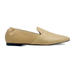 Preslie Loafer In Tan Reptile Leather - CaringForTots - Professional Baby and Children's Products | Caring for Growth, Caring for Every Moment* Loafers