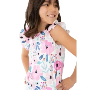 Pretty In Purple S/s Ruffle Tee - CaringForTots - Professional Baby and Children's Products | Caring for Growth, Caring for Every Moment* Tees - Short Sleeve