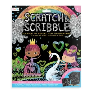Princess Garden Scratch And Scribble Scratch Art Kit - CaringForTots - Professional Baby and Children's Products | Caring for Growth, Caring for Every Moment* Art Kit