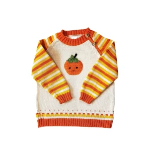 Pumpkin Halloween Sweater - CaringForTots - Professional Baby and Children's Products | Caring for Growth, Caring for Every Moment* Sweaters