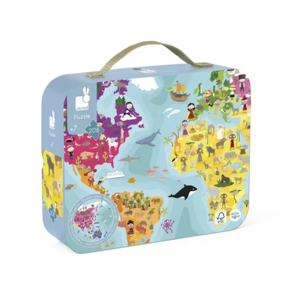 Puzzle - World Rounded - Our Blue Planet - 208 Pcs - CaringForTots - Professional Baby and Children's Products | Caring for Growth, Caring for Every Moment* Jigsaw Puzzles