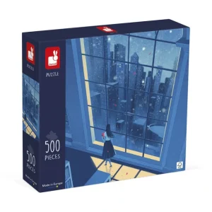 Puzzle Blue Night View - 500 Pcs - CaringForTots - Professional Baby and Children's Products | Caring for Growth, Caring for Every Moment* Jigsaw Puzzles