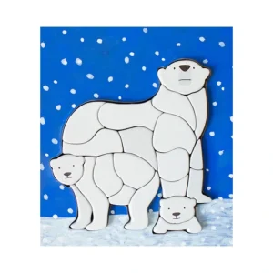 Puzzle Polar Bear - CaringForTots - Professional Baby and Children's Products | Caring for Growth, Caring for Every Moment* Puzzles + Games