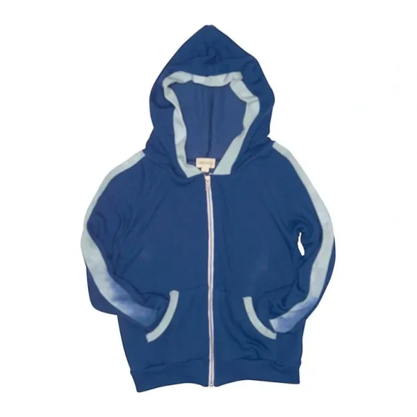 Clothing | Racer Hoodie in Cobalt - CaringForTots - Professional Baby and Children's Products | Caring for Growth, Caring for Every Moment