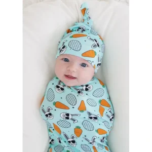 Rad Rabbit Dream Swaddle & Beanie - CaringForTots - Professional Baby and Children's Products | Caring for Growth, Caring for Every Moment* The Dream Swaddle & Beanie