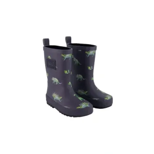 Rain Boots Grey Printed Dinosaurs - CaringForTots - Professional Baby and Children's Products | Caring for Growth, Caring for Every Moment* Outerwear