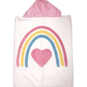 Rainbow of Love Hooded Towel - CaringForTots - Professional Baby and Children's Products | Caring for Growth, Caring for Every Moment* Other