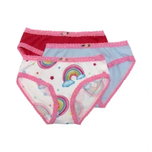 Rainbow Star 3-Panty Pack - CaringForTots - Professional Baby and Children's Products | Caring for Growth, Caring for Every Moment* Clothing